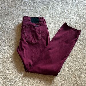 EUC Joe's Jeans Slim Fit in Burgundy